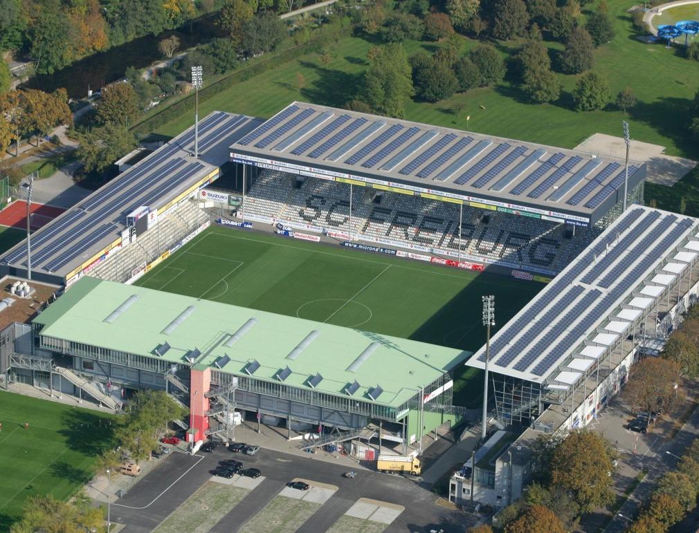 На крыше стадиона в немецком Фрайбурге появится солнечная электростанция