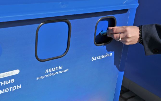 В Петербурге установят 600 экобоксов для батареек