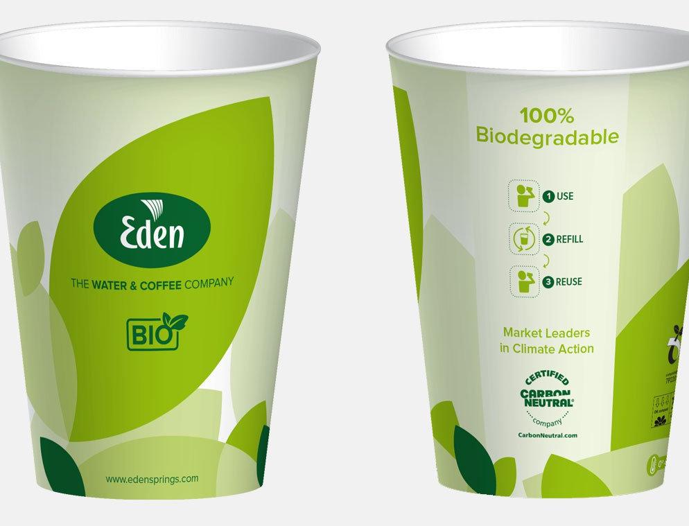 Британская компания выпустила полностью разлагаемые бумажные стаканчики