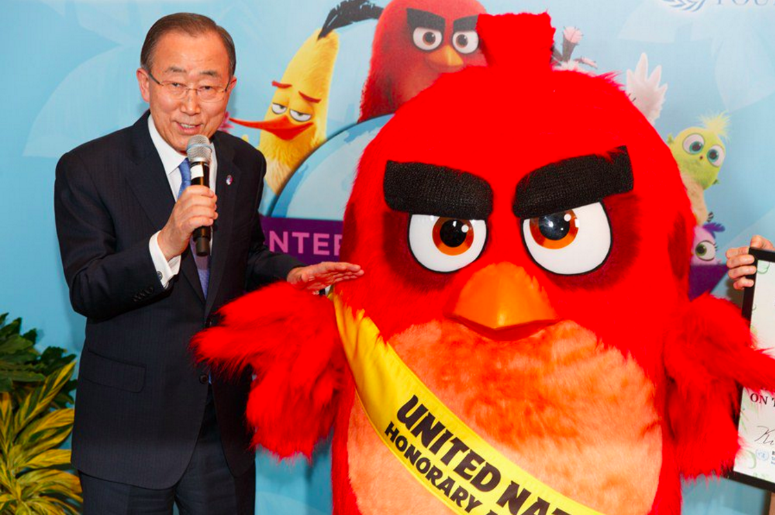 Персонаж Angry Birds стал послом ООН по переработке мусора