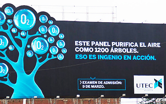 Вещь дня: билборд с системой очистки воздуха