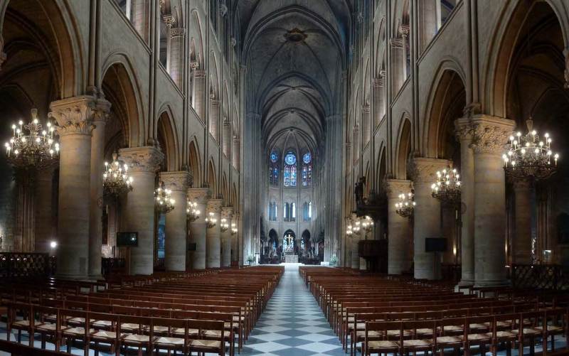 Собор Парижской Богоматери перевели на светодиодное освещение