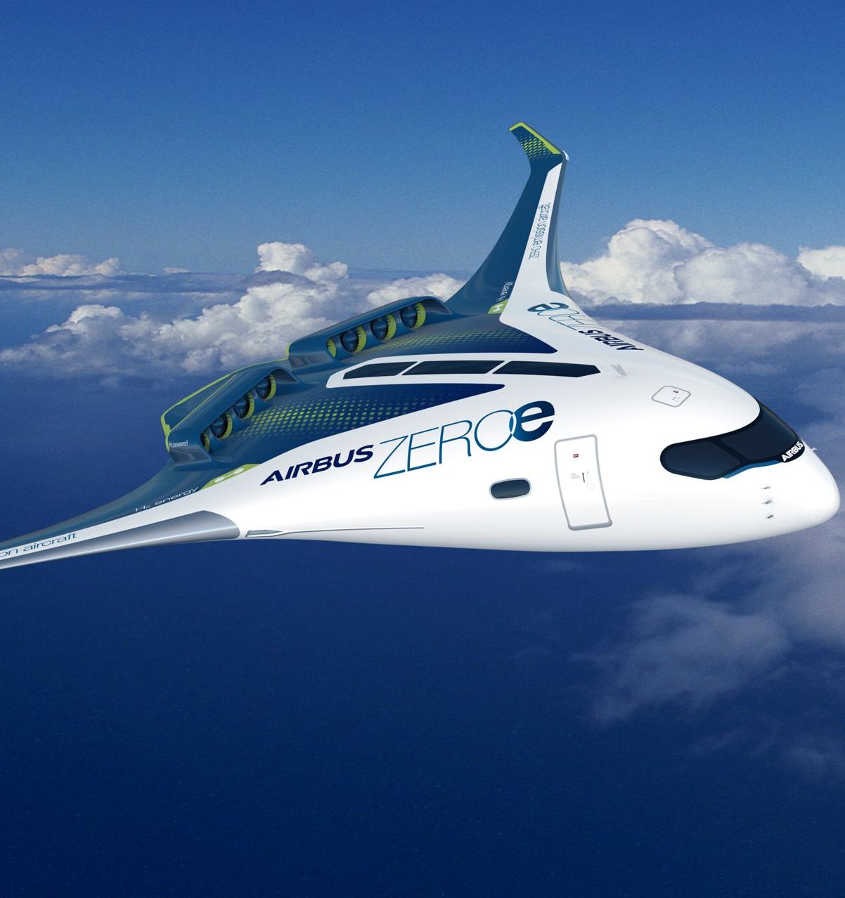 Airbus представил концепт самолета на «чистом» топливе