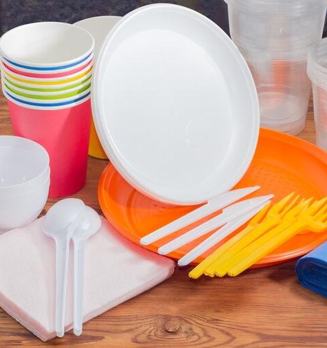 В Чехии запретят производство и использование пластиковой посуды