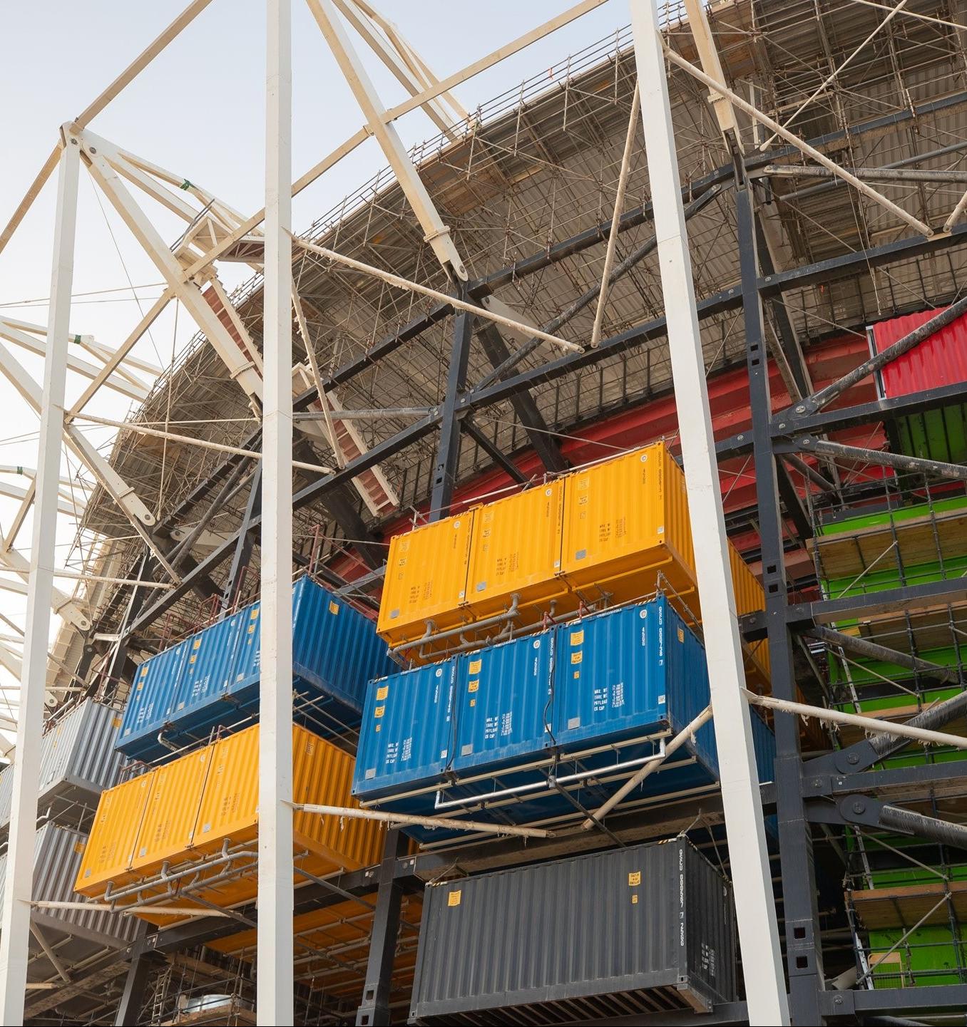 К чемпионату мира по футболу-2022 в Катаре построят стадион из транспортных контейнеров