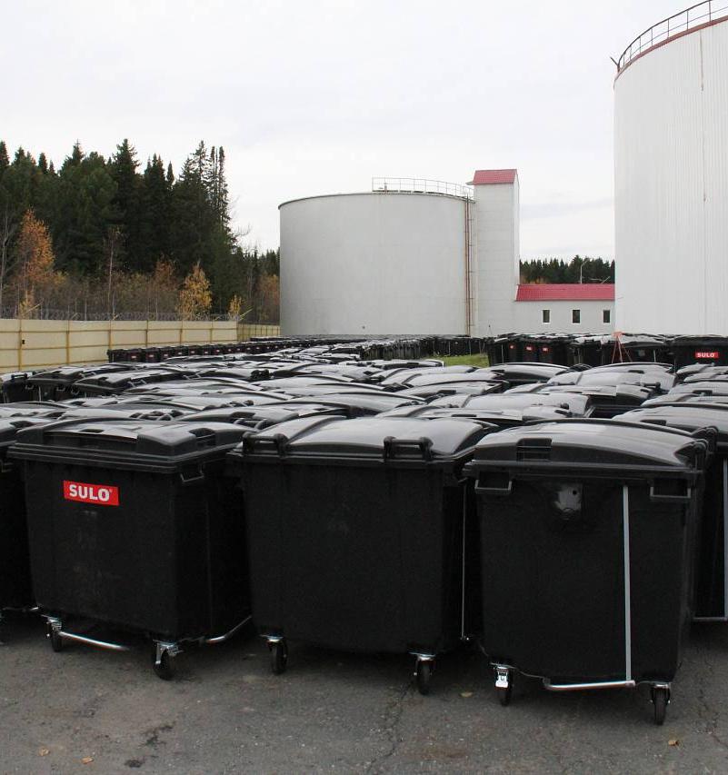 Новые евроконтейнеры для мусора появились в Ханты-Мансийске 