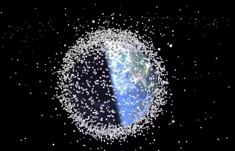 Видео дня: как человек за 60 лет загрязнил космос мусором