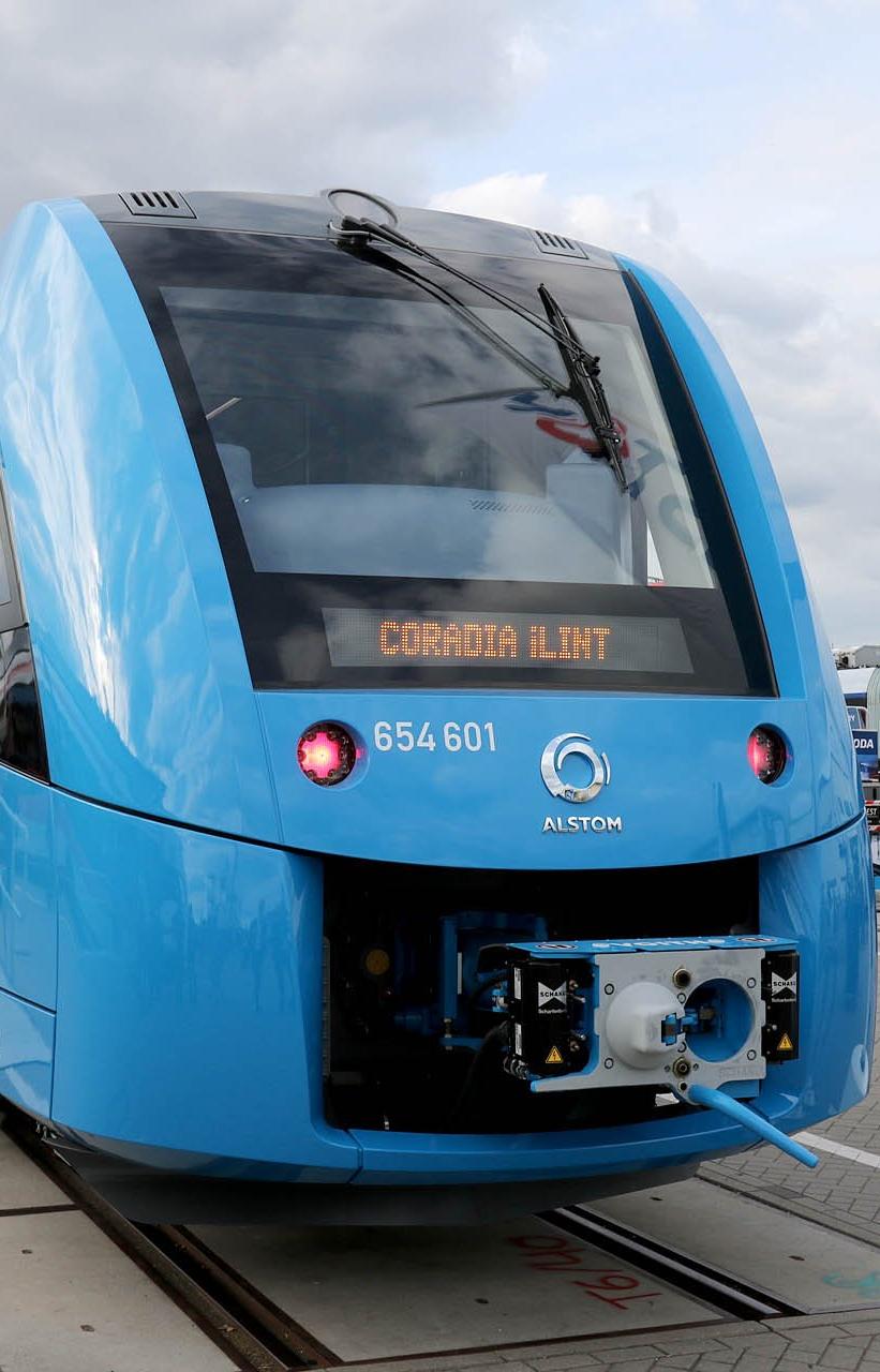 В Германии тестируют первые поезда на водородном топливе