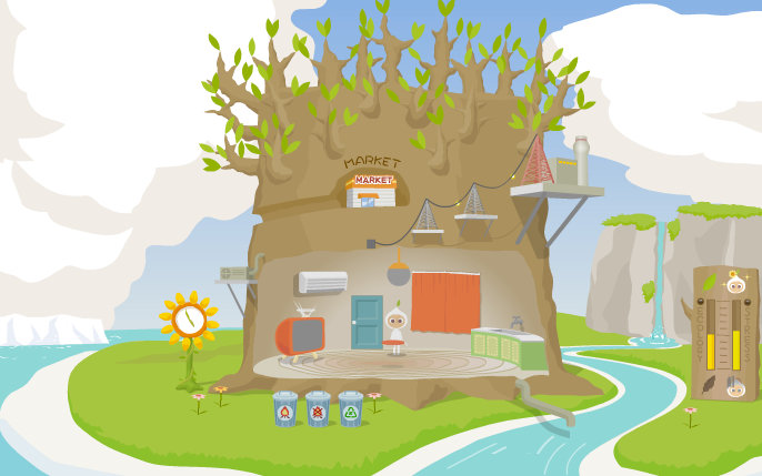 В сети появилась детская игра об экологичном образе жизни