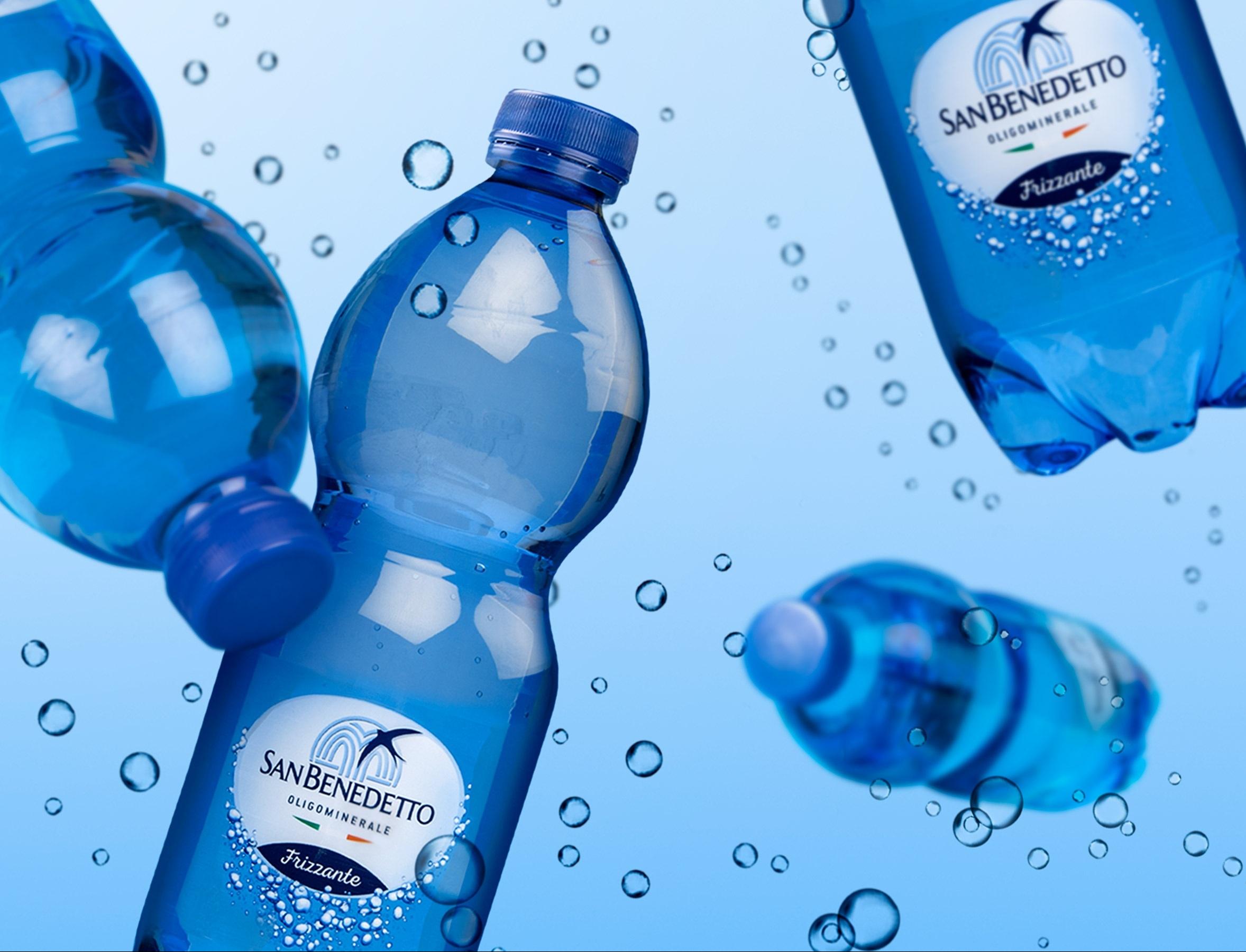 San Benedetto представил в России воду в бутылках из переработанного пластика