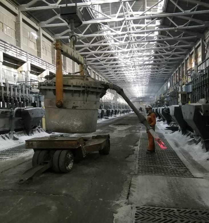 Красноярский алюминиевый завод осваивает экологичный вид сырья