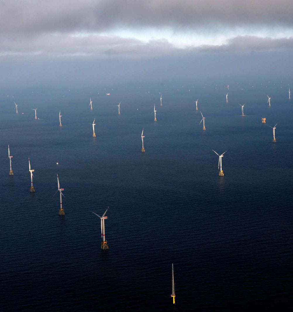 Германия планирует построить новые ветроэлектростанции в Северном море