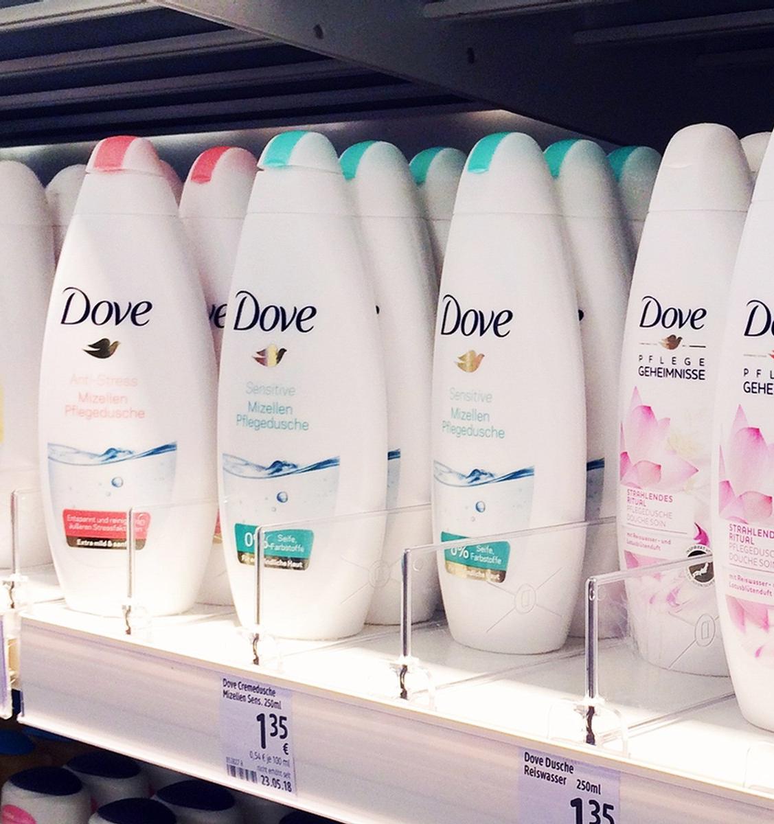 Dove будет использовать бутылки на 100% из переработанного пластика