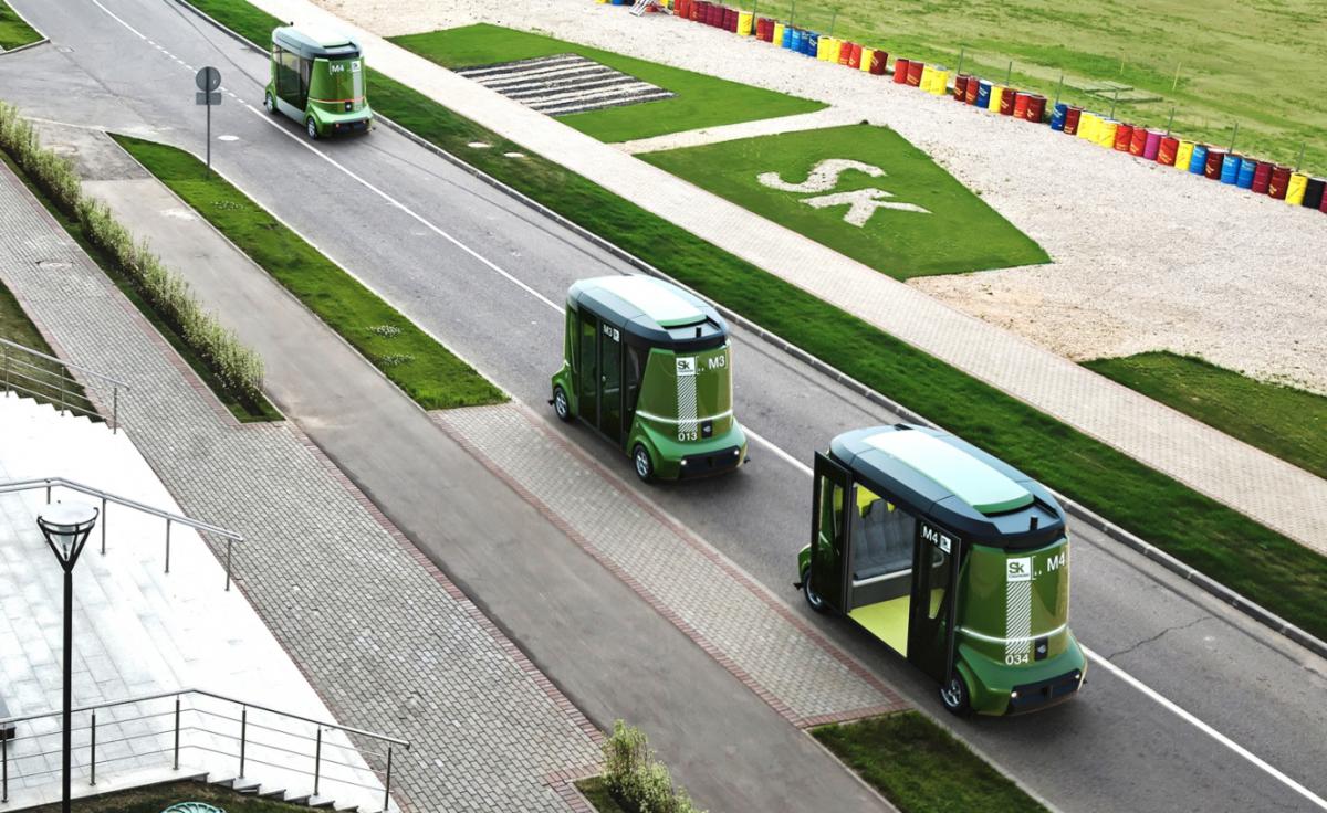 В Москве представили первый в России беспилотный электроавтобус