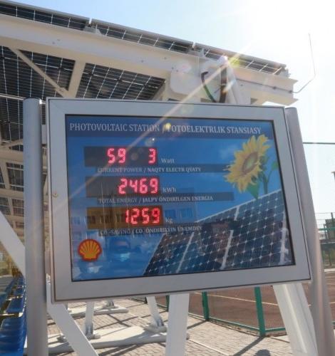 В одной из школ Казахстана запустили солнечную электростанцию