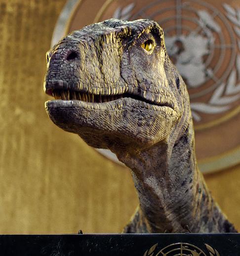 С трибуны Генассамблеи ООН к человечеству обратился динозавр