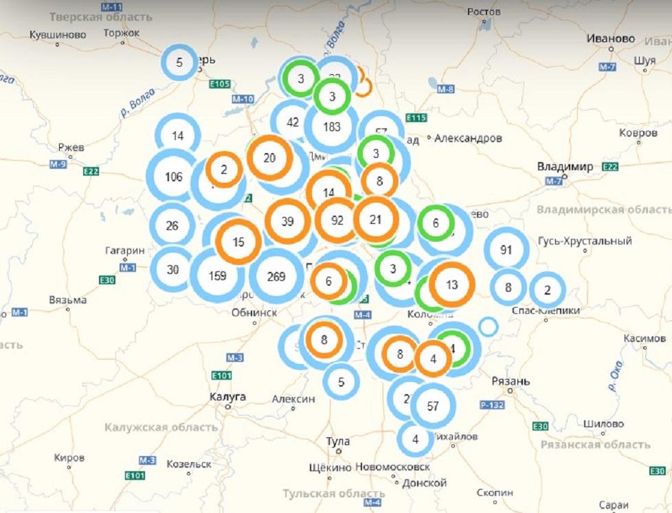 Интерактивная карта пунктов приема вторсырья появилась в Подмосковье