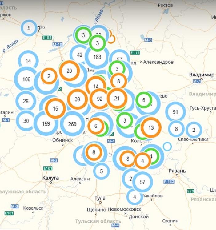 Интерактивная карта пунктов приема вторсырья появилась в Подмосковье