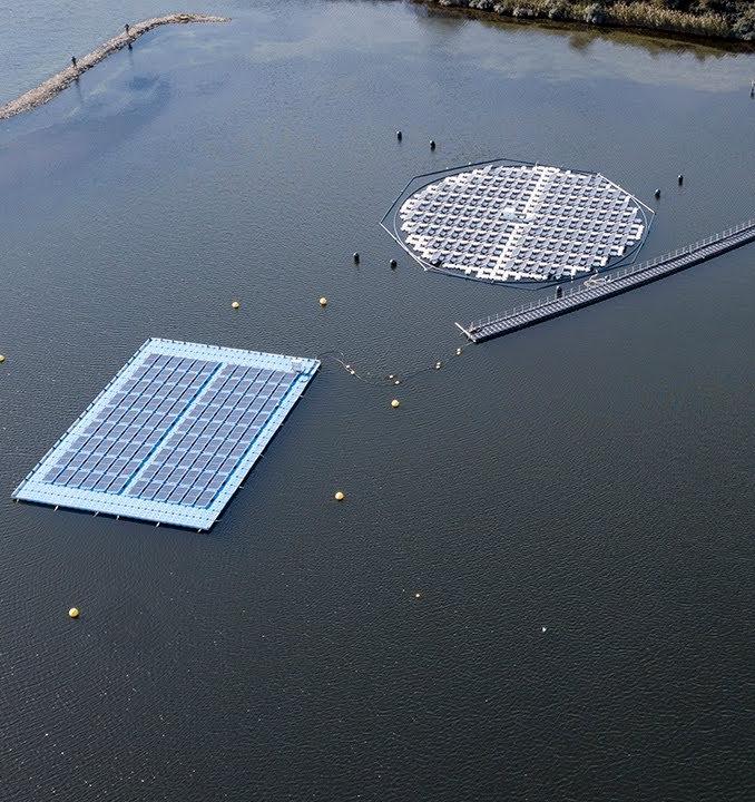 В Нидерландах запустили плавучие солнечные панели