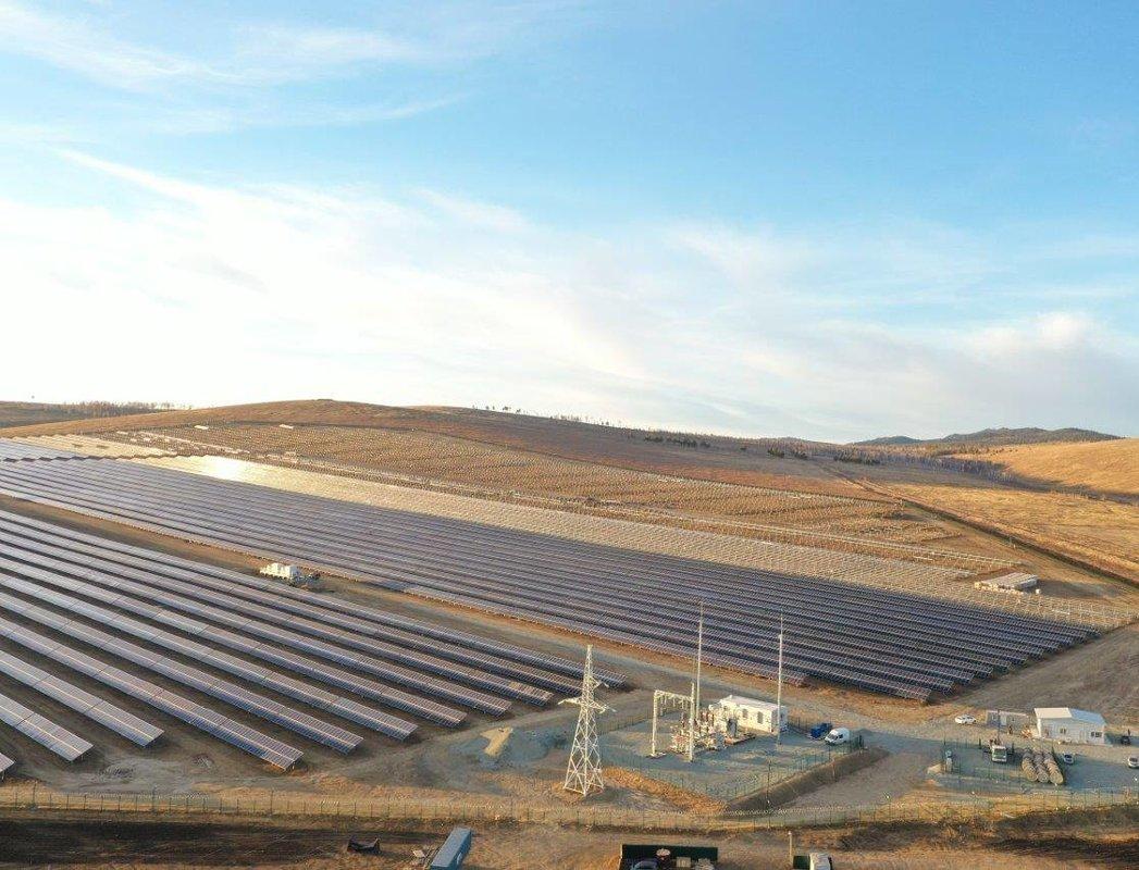Завершилось строительство первой очереди Читинской солнечной электростанции
