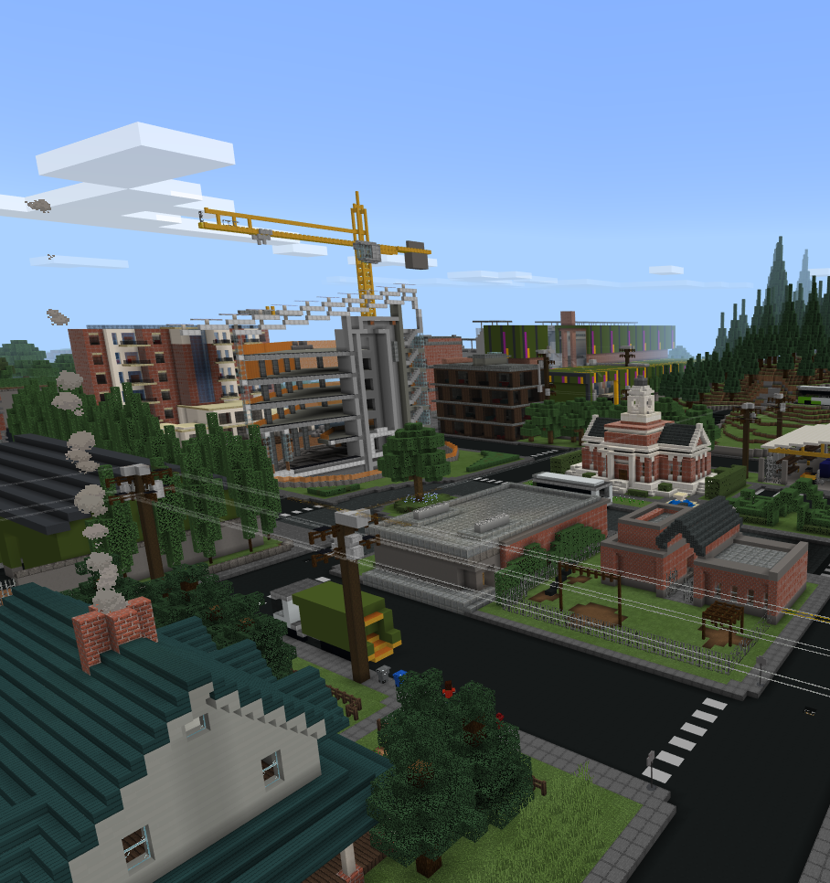 В Minecraft появилась карта Sustainable City