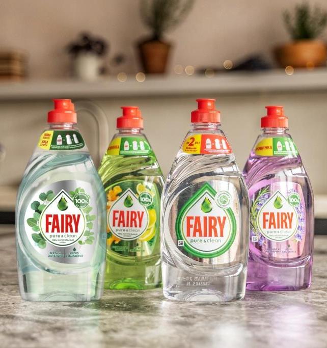 Продукция Fairy Pure&Clean получила экологический сертификат международного уровня