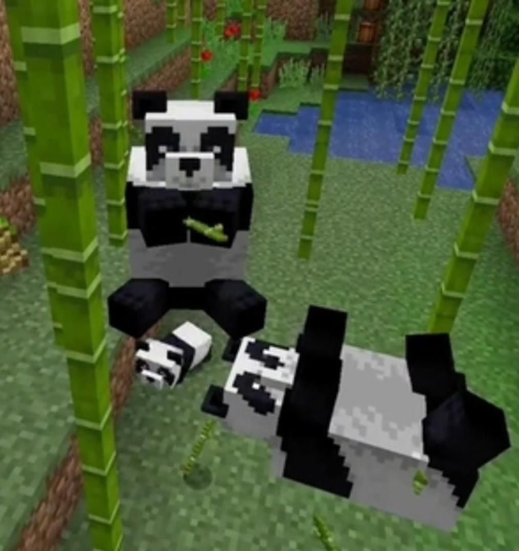 Видео: В игре Minecraft можно будет помочь реальным пандам