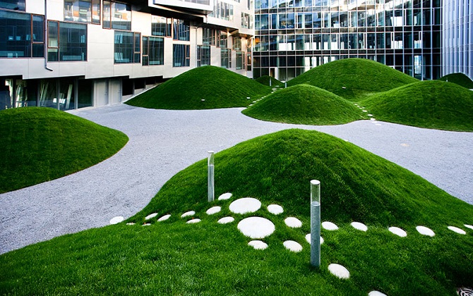 Все новые здания в Копенгагене будут строиться с зелеными крышами