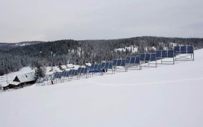 Первая солнечная электростанция запущена в Кузбассе