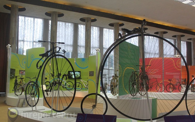 На ВДНХ проходит выставка, посвященная велосипеду