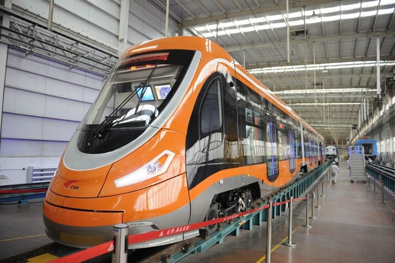 В Китае запустили первый в мире безотходный трамвай на водороде