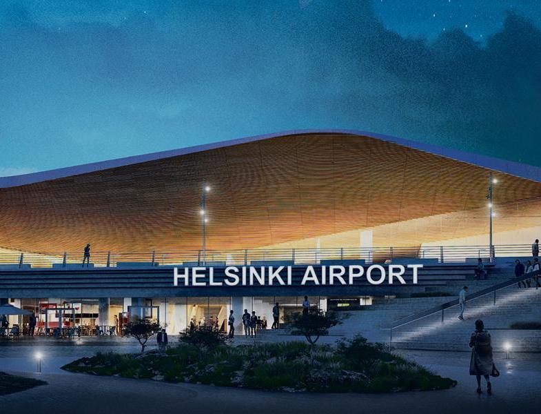 На крыше аэропорта в Хельсинки открыли солнечную электростанцию