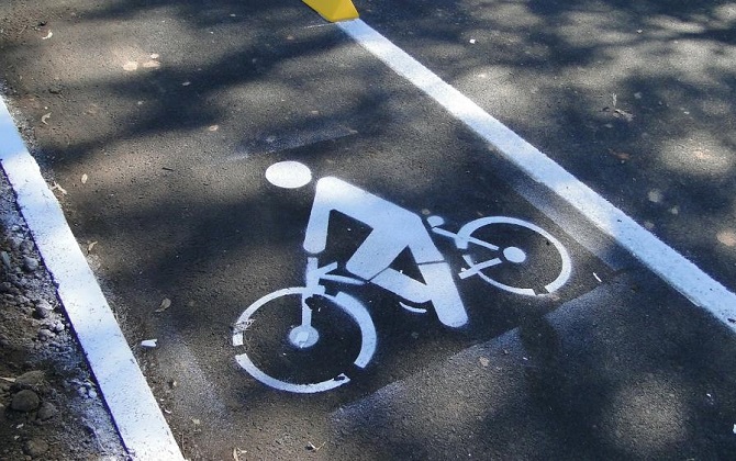 Первая велодорожка на Бульварном кольце будет готова к 30 июня