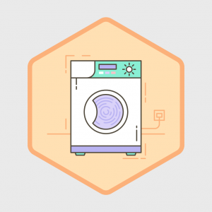 Используйте средний режим отжима стиральной машины