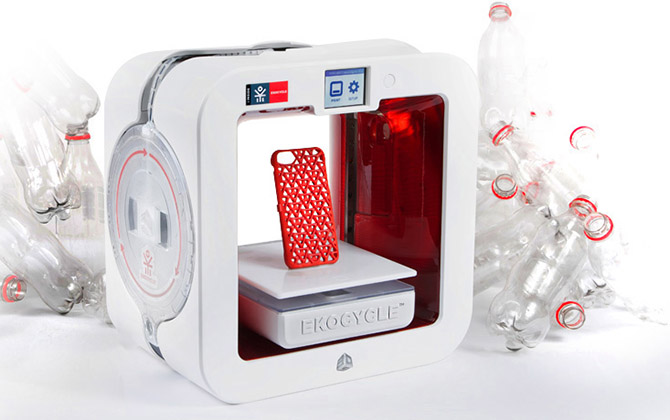 Как работает 3D-принтер на бутылках Coca-Cola