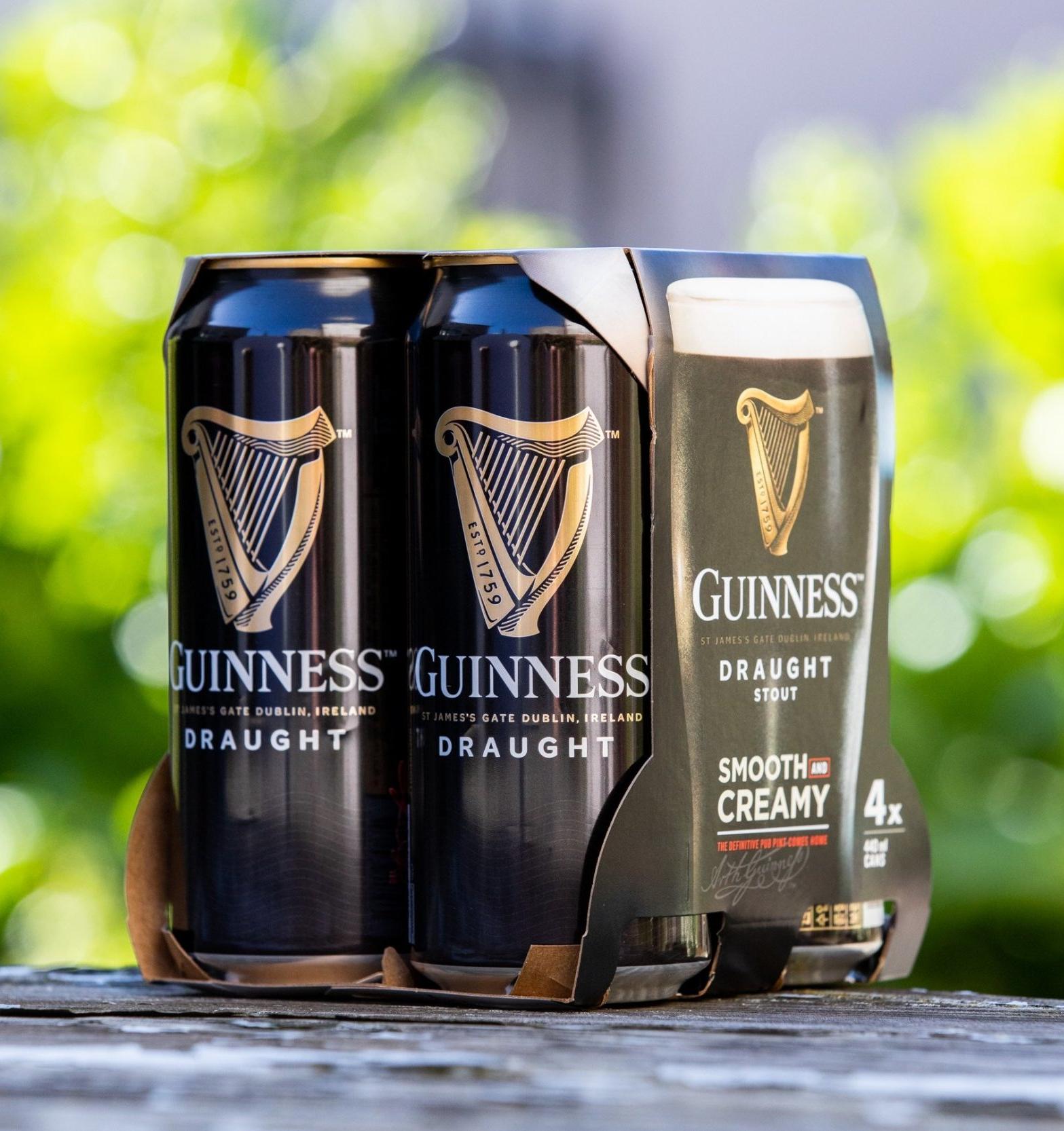 Производитель пива Guinness откажется от пластика в упаковке