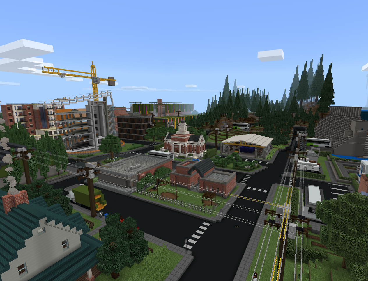В Minecraft появилась карта Sustainable City