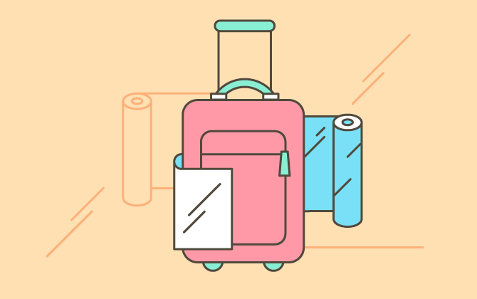 Замените пленку для чемодана на ремень, ленту или чехол