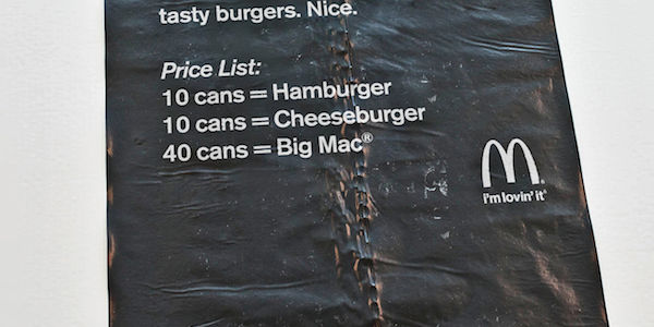 Идея дня: стокгольмский Mcdonald's меняет алюминиевые банки на бургеры